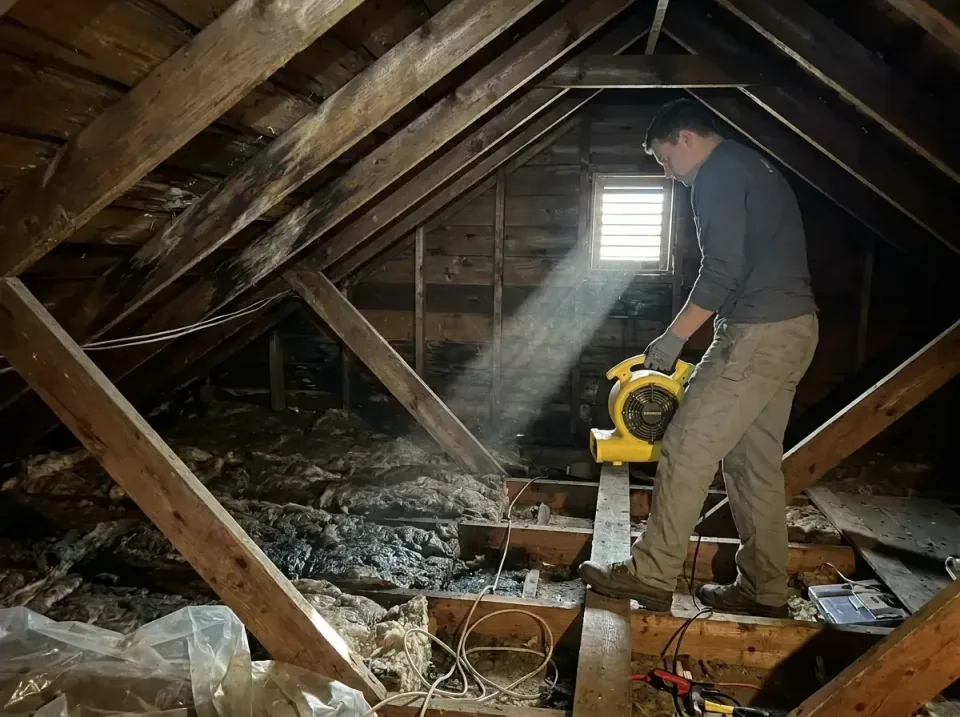 attic-water-damage-drying-proc-007 — frequently asked questions, Emergency Water Extraction & 24/7 Flood Response in Old Fig…